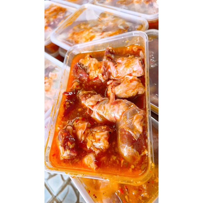 1Kg chẳng dừng heo ướp sẵn nướng, xào, BBQ,..../ 500g_ Gò Vấp_ Ship hỏa tốc