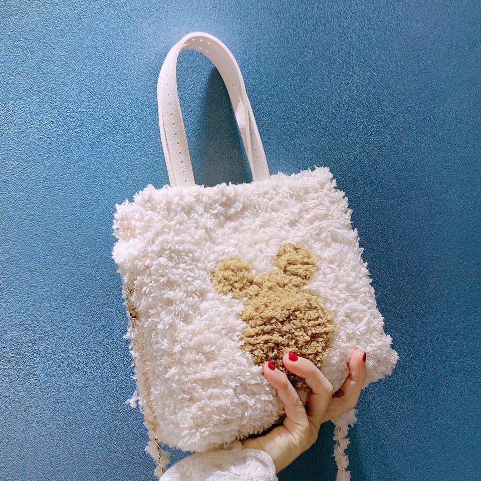 Túi Xách Handmade Tự Đan Len Xù - Phụ Kiện Đan Túi [Có video hướng dẫn]