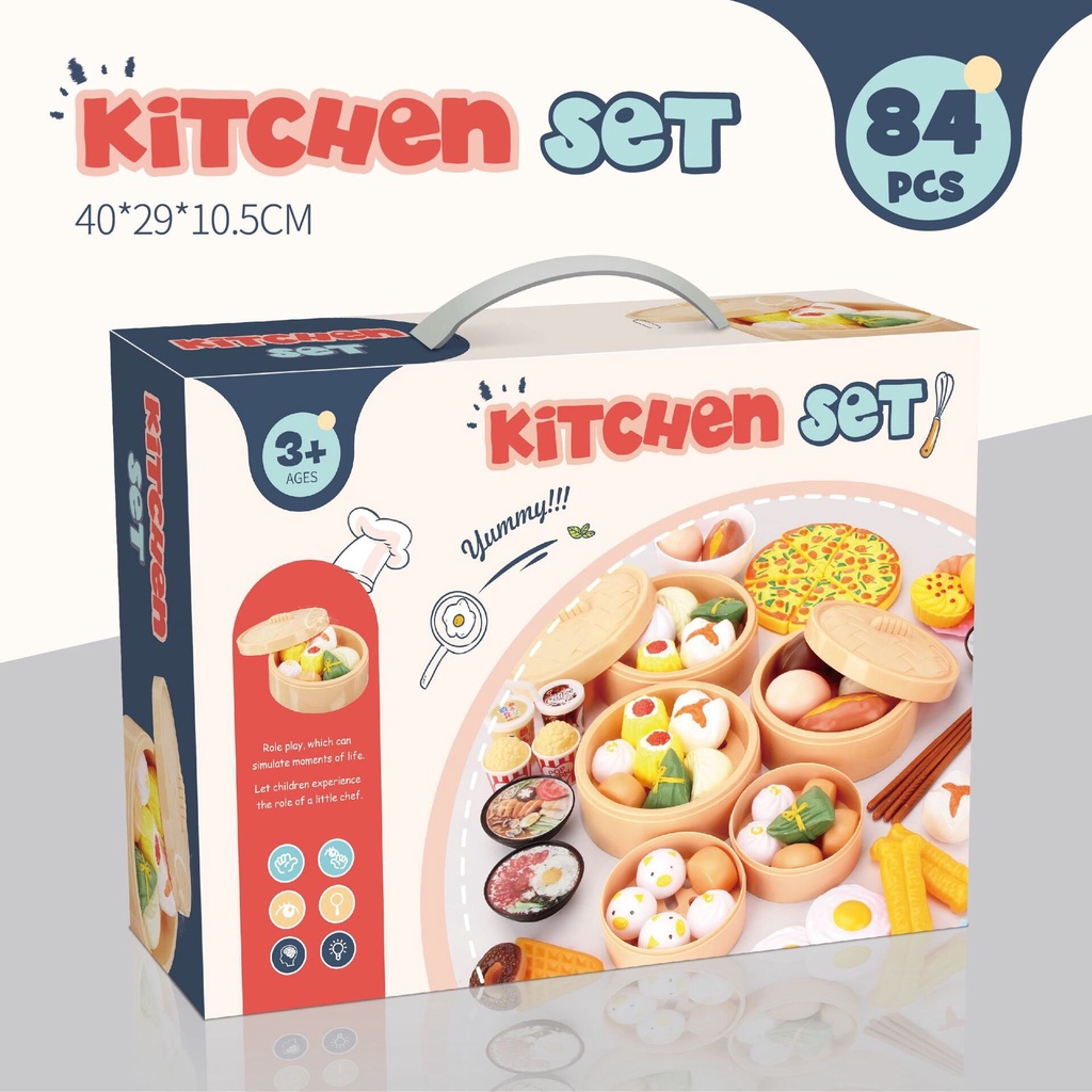 Đồ Chơi  Nấu Ăn Bánh Bao  84 Chi Tiết Cho Bé Thỏa Sức Sáng Tạo