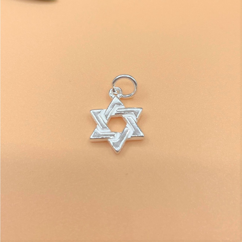 Charm móc treo ngôi sao 6 cánh - Charm Bạc 925 - Mã CB223