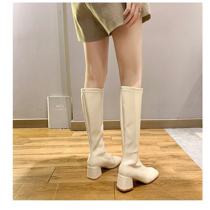 {MS L999 -CÓ SẴN } BOOTS ĐÙI NỮ -BOOT ĐÙI NỮ CỔ LỬNG DA PU LÌ HÀNG CHUẨN LOẠI 1