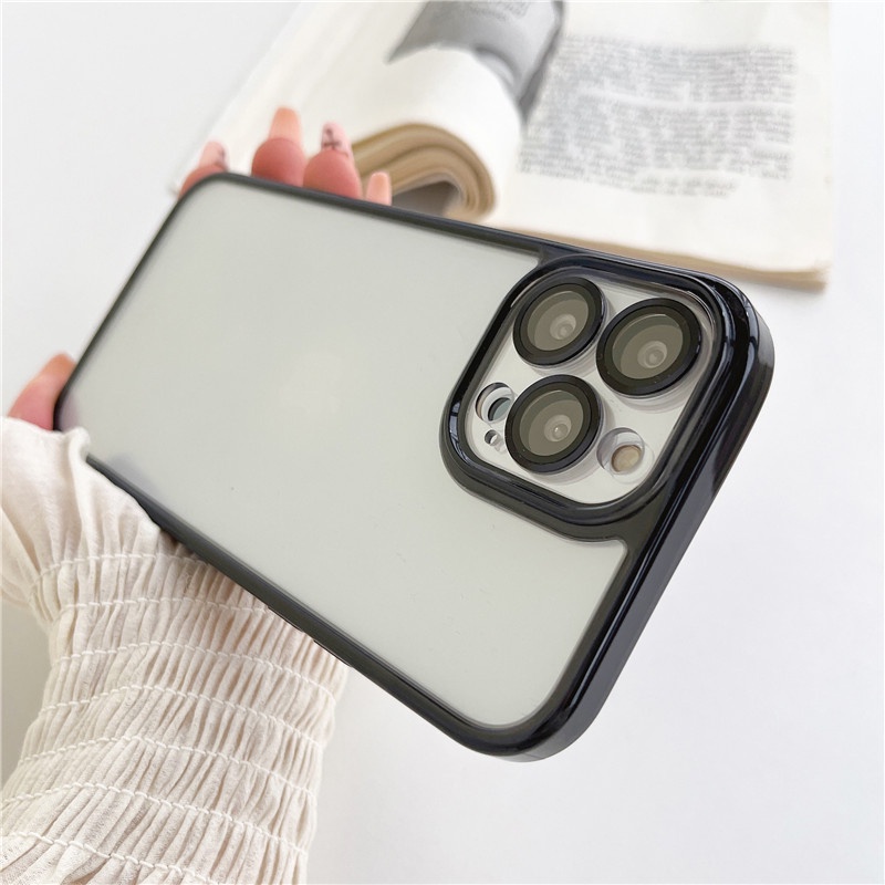 Ốp Điện Thoại Pha Lê Trong Suốt In Logo Comes Sang Trọng Chống Sốc Cho iPhone 11 12 Pro Max 13 14 Pro Max