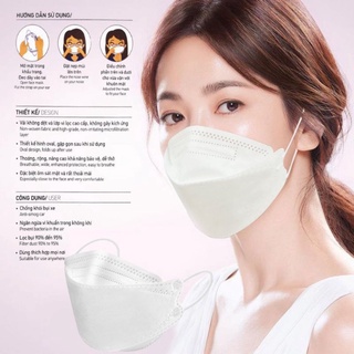 Khẩu trang y tế nanopro mask kf94 - túi 10 chiếc