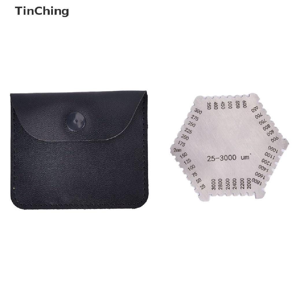 Lược Đo Độ Dày Màng Ướt Màu Bạc 25-3000um