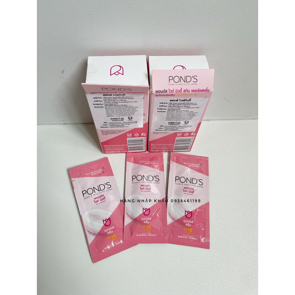 1 gói Kem dưỡng da trắng da Pond’s Instabright Tone Up Milk Cream Thái Lan 6Gam
