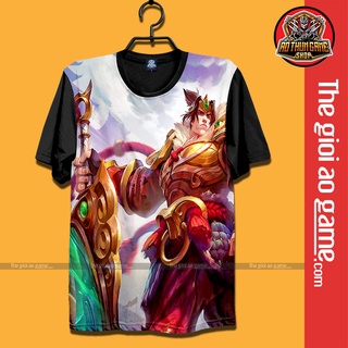 Áo liên minh huyền thoại tóc chiến Garen Áo thun LMHT phông Đen league of legends