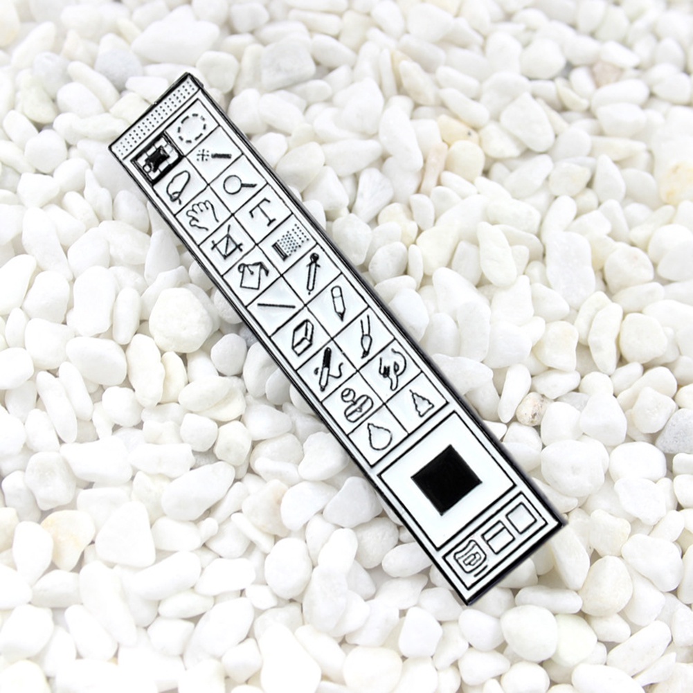 YOML✔Creative Photoshop PS Toolbar Brooch Pin Denim Jacket Collar Backpack Badge