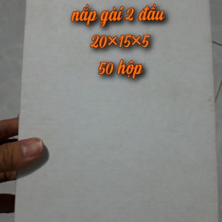 50 hộp 20x15x5 cm nắp gài 2 đầu