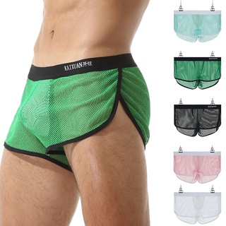 Quần Lót Boxer Nam Trong Suốt Dạng Lưới