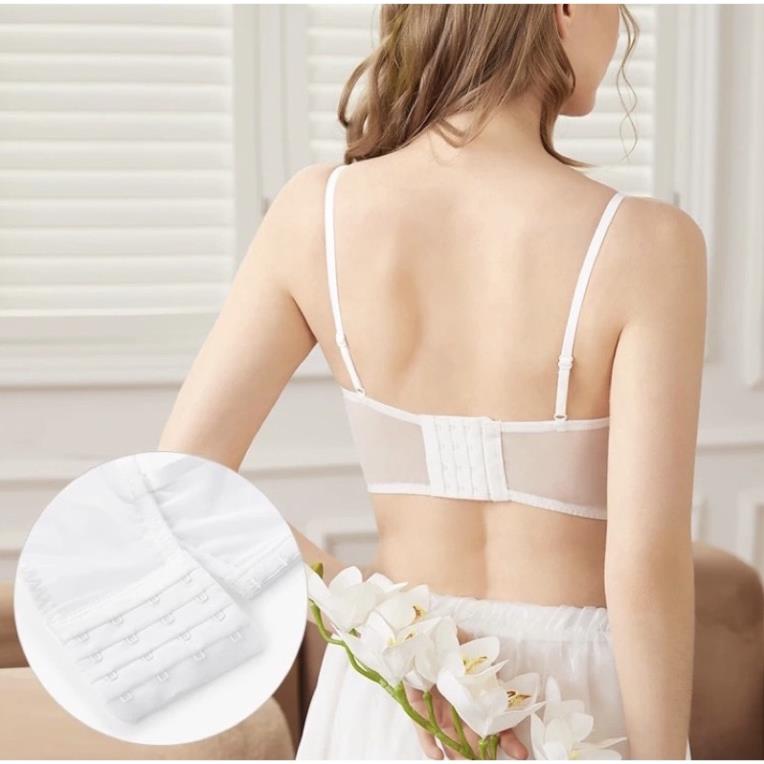 Áo Lót Nữ Softie Ren Lụa Vân Sóng Bản To Có Gọng Đệm Mỏng Cao Cấp 2008