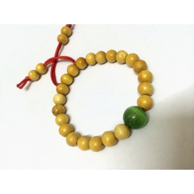 Vòng dâu tằm mix đá phong thủy