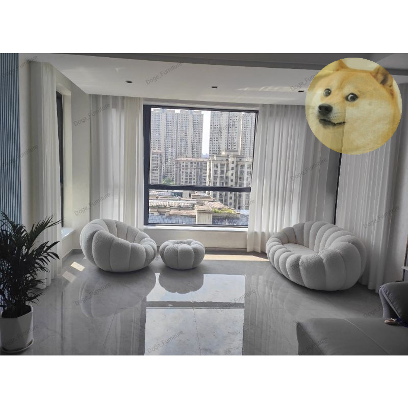 Ghế lười Sofa đơn cánh Hoa thư giãn, sofa mini ngắn đọc sách, trang trí phòng khách