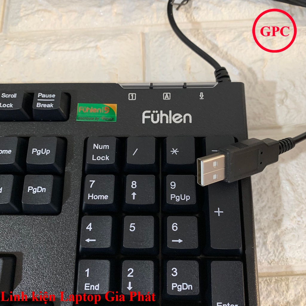 💥 Bàn phím rời có dây Fuhlen L411 dùng cho máy tính bàn PC - Laptop