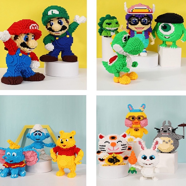 Đồ Chơi Lắp Ráp Mô Hình Lớn Sáng Tạo giải trí Nam Nữ