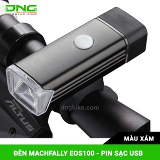 Đèn pha xe đạp pin sạc machfally eos100