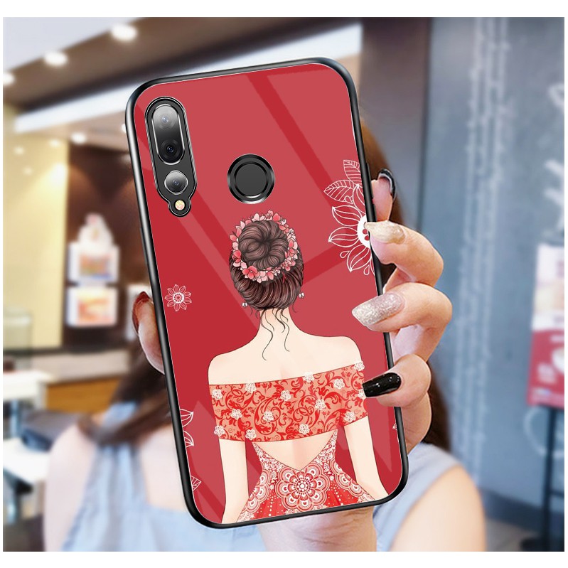 Ốp Lưng HUAWEI Y9 PRIME 2019 mặt kính cường lực cao cấp