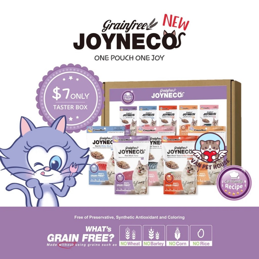 Combo 10 Gói Pate Joyneco 60g Cho Mèo - Tiết Kiệm