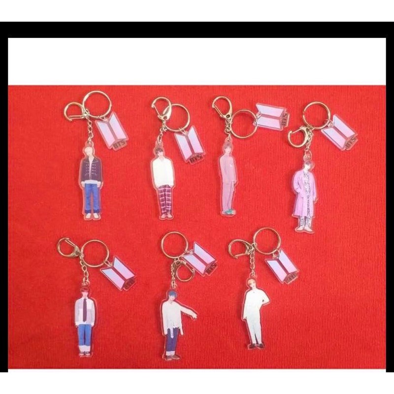 móc khoá BTS , nhựa mica