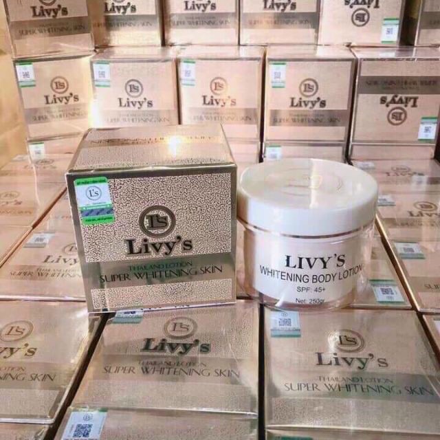 KEM DỮƠNG TRẮNG BODY LIVY’S VÀNG