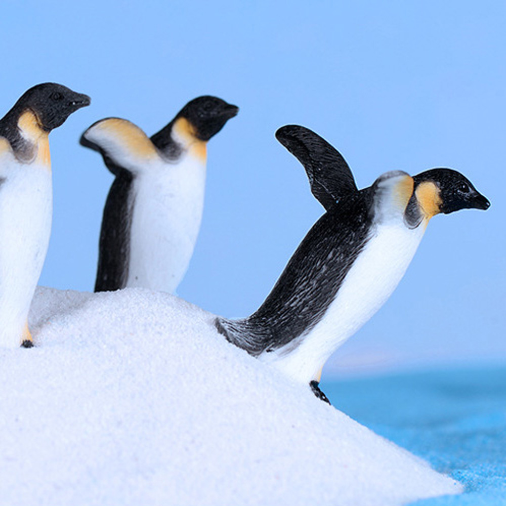 EPOCH Đồ trang trí Chim Cánh Cụt Mini Trang Trí Sân Vườn