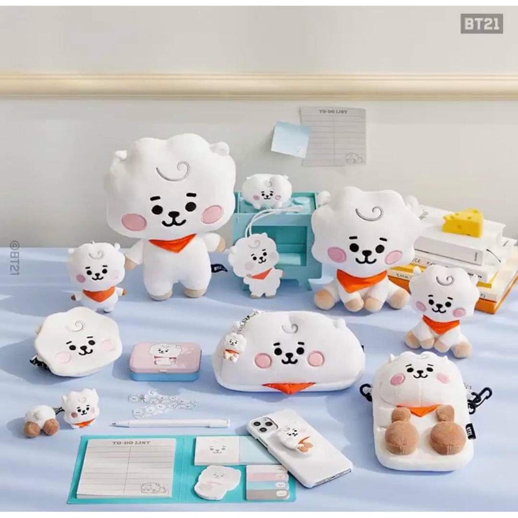 OFFICAL BT21 baby standing doll (mini body pillow) gấu bông bt21 ver baby