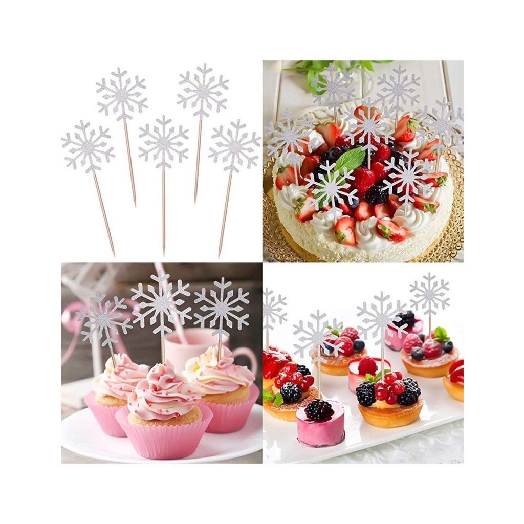 Phụ Kiện Trang Trí Bánh Kem Chủ Đề Giáng Sinh Dễ Thương