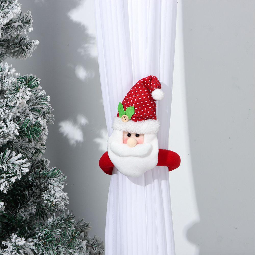 Giá Đỡ Rèm Cửa Hình Người Tuyết / Ông Già Noel Trang Trí Nhà Cửa Nhân Dịp