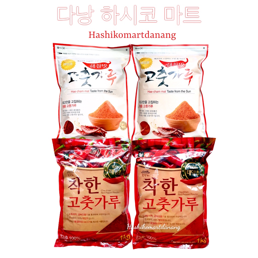 Ớt bột Hàn Quốc gói 1kg
