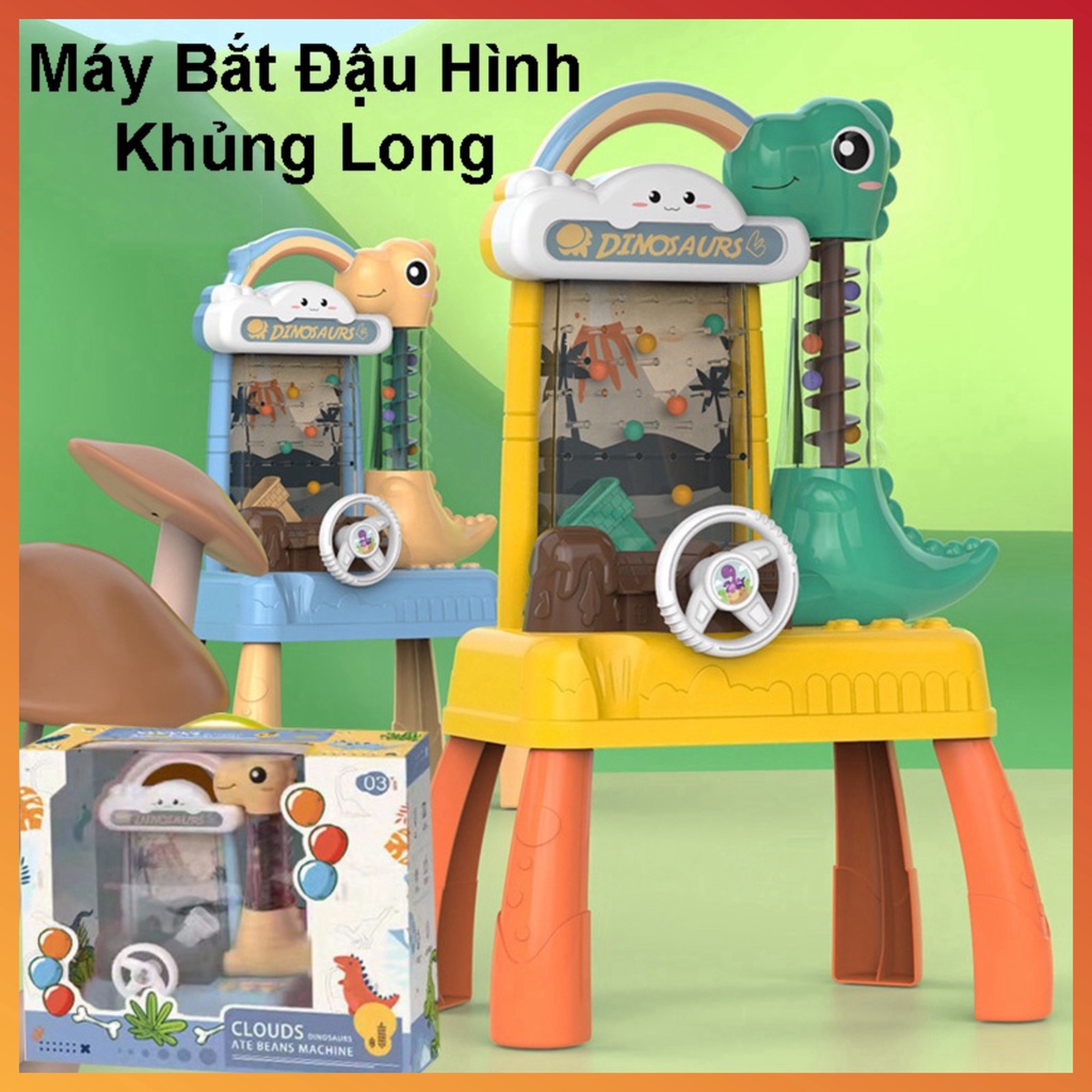 Đồ Chơi Máy Bắt Bóng Hạt Đậu hình ếch khủng long Đồ Chơi Giáo Dục