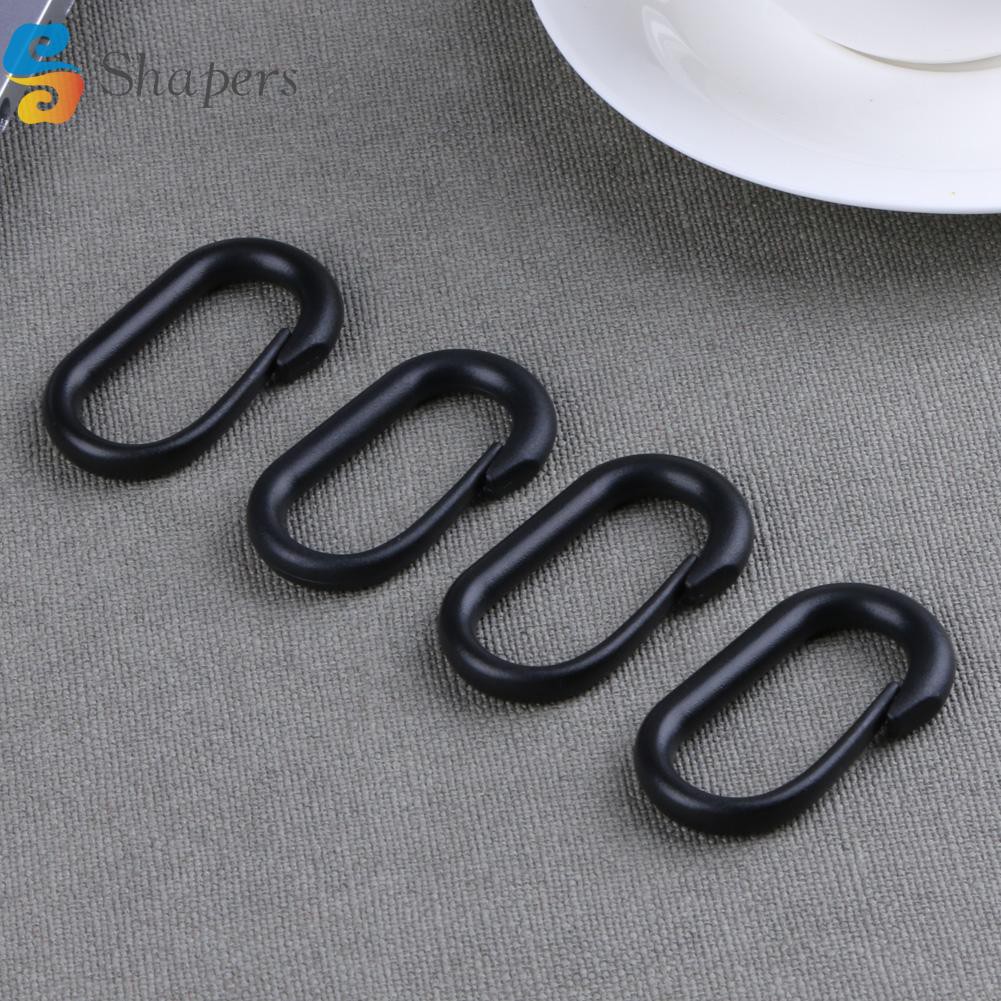 READY√S❀10pcs Carabiner Buckle Keychain U-Ring for Tactical MOLLE Webbing Backpack