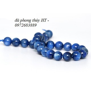 Hạt LẺ Kyanite Xanh Dương Tự Nhiên 8mmHợp Mệnh Thủy, Mộc