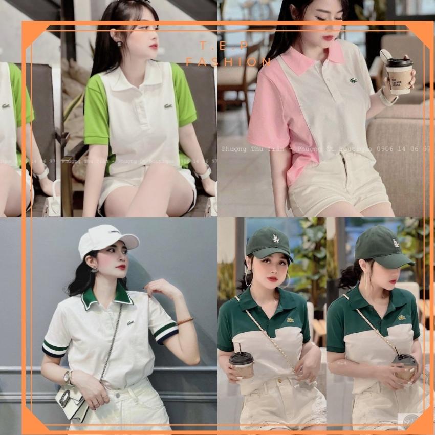 Áo PoLo Nữ Cổ Bẻ Nhiễu Mẫu Hot Tep Fashion - AT009