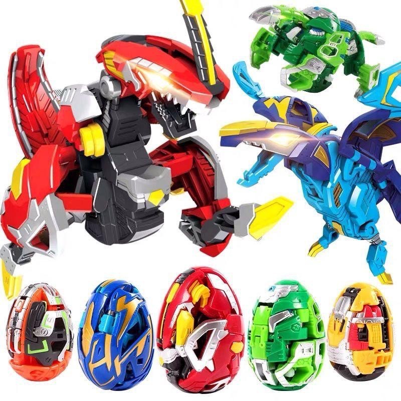 Trứng đồ chơi biến hình thành khủng long, biền hình robot, siêu nhân, chất lượng, giá rẻ