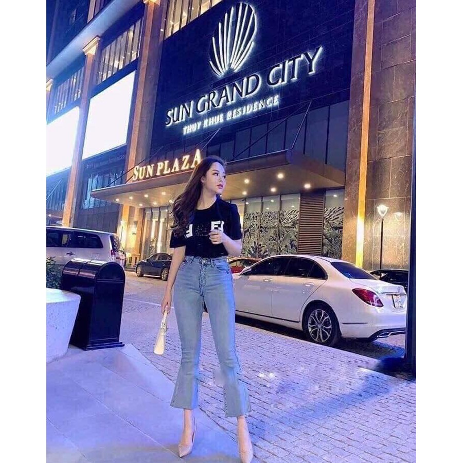 1402QO - Quần ống loe sang chảnh cho các chị em