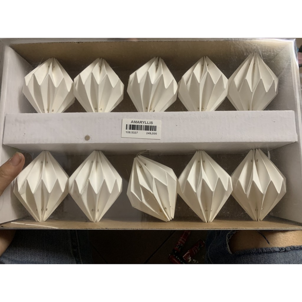 Dây đèn 10 bóng LED hình đèn lồng xinh xắn dùng để trang trí nội thất