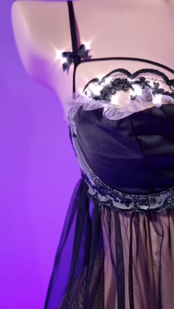 HT113 Váy ngủ sexy ren mềm mại xuyên thấu có GỌNG, đồ ngủ 2 dây mặc nhà gợi cảm HT113 | BigBuy360 - bigbuy360.vn