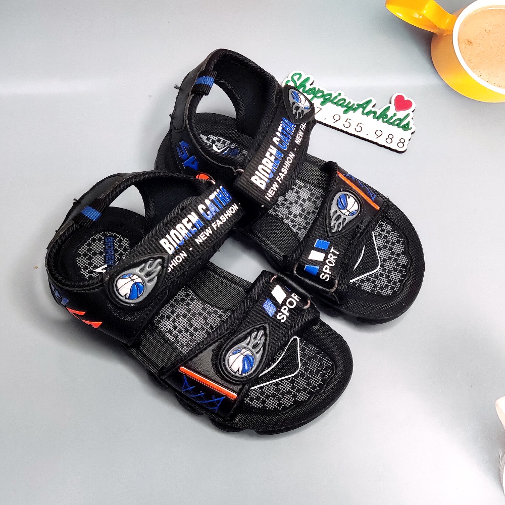 Dép quai hậu đi học cho bé trai hàng siêu bền giá rẻ ankids 9608