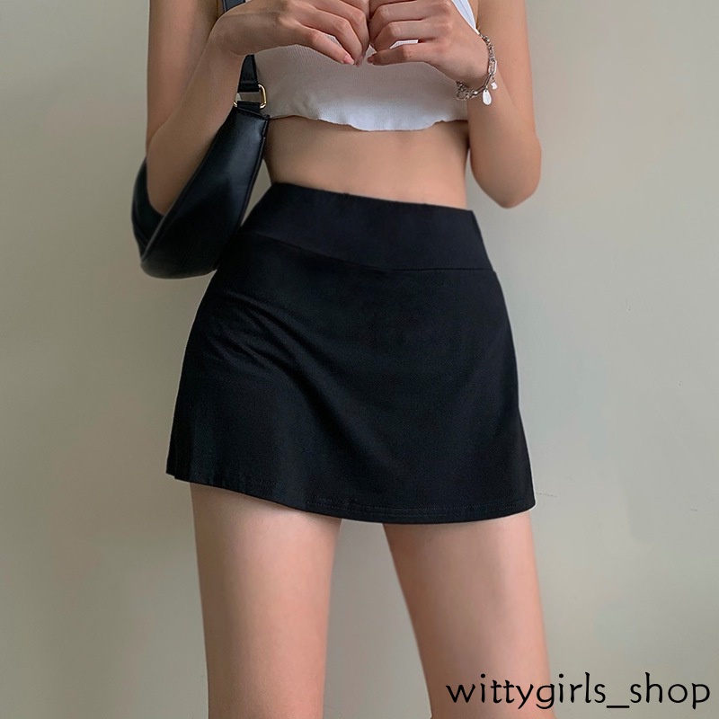 Wittygirls_ Shop | Chân Váy Chữ A Lưng Cao Thời Trang Dành Cho Nữ