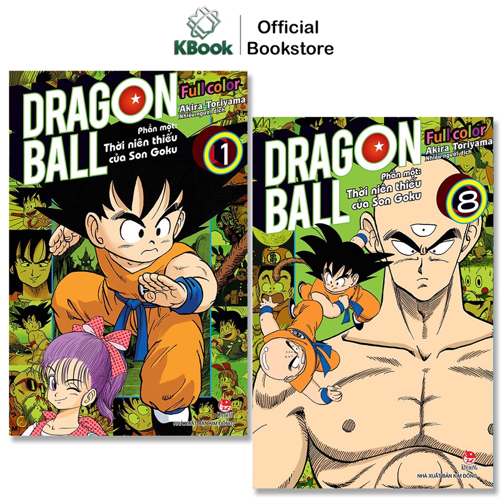 Truyện Tranh - Dragon Ball Full Color - Phần Một: Thời Niên Thiếu Của Son Goku (Tập 1 - 8)