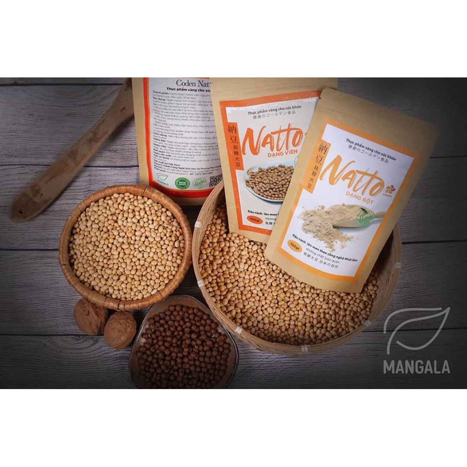 Natto bột đậu tương lên men
