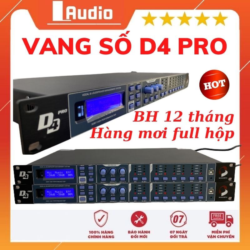 Vang Số D4 Pro - Chính Hãng Cyber Acountics | Lắp Phòng Karaoke Chuyên Nghiệp Hoặc Hát karaoke Gia Đình