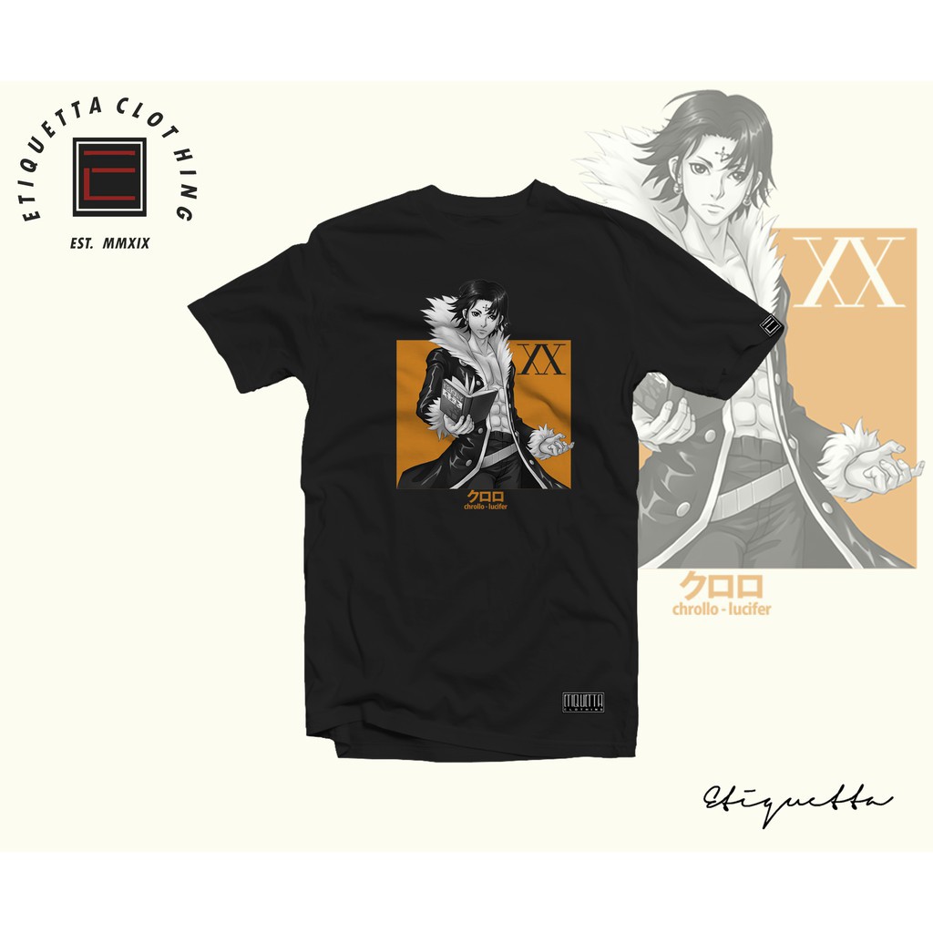 SALE- Áo Thun Anime Shirt - ETQT - Hunter x Hunter - Chrollo siêu chất