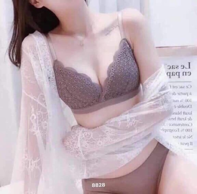 Áo lót đệm mỏng ren hoa đào 34-36-38 | BigBuy360 - bigbuy360.vn