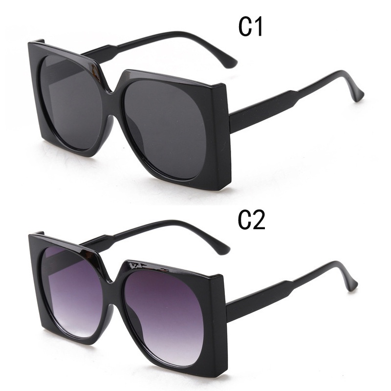 Kính Mát Gọng Vuông Lớn Chống Tia UV Thời Trang Dành Cho Nam Và Nữ