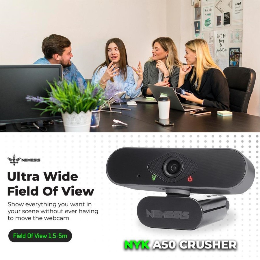 Webcam chơi game Nyk NEMESIS A50 CRUSHER 1080P | BigBuy360 - bigbuy360.vn