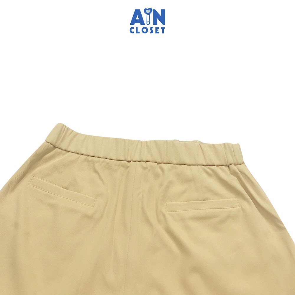 Quần đùi mẹ Vàng mía trơn chéo Hàn - AICDMEMVEGB0 - AIN Closet
