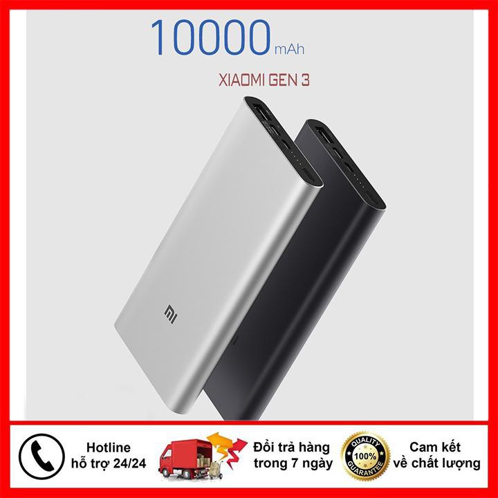 Hàng Cao Cấp Pin sạc dự phòng Xiaomi không dây Mi 10000 mAh