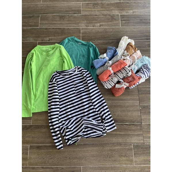 Áo thun dài tay xuất dư Gap