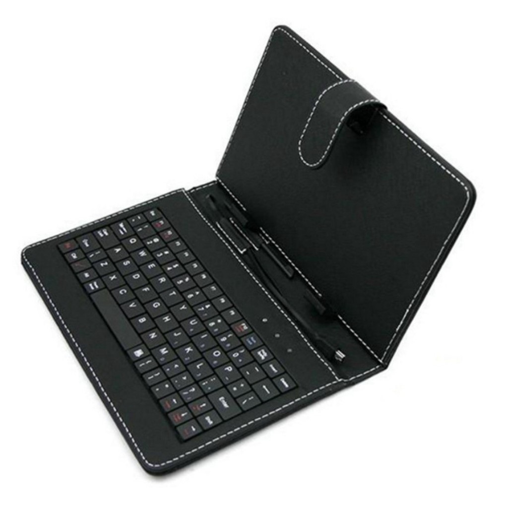 Bàn phím kiêm bao da tablet 10 inch 2 in 1, Micro usb