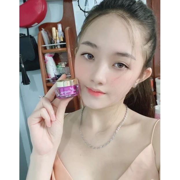 Kem Face Tím dưỡng trắng da mặt N'COLLAGEN - giúp sạch mụn nám tàn nhan, làm nhỏ chân lông hiệu quả